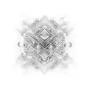 A visual representation of sound waves merging with neon lights tattoo design idea