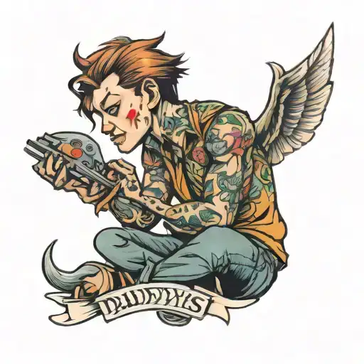 daddy issues tattoo design idea