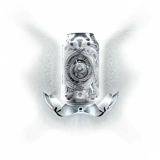 man glocke tattoo design idea