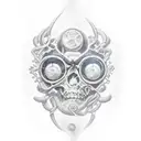 man glocke tattoo design idea