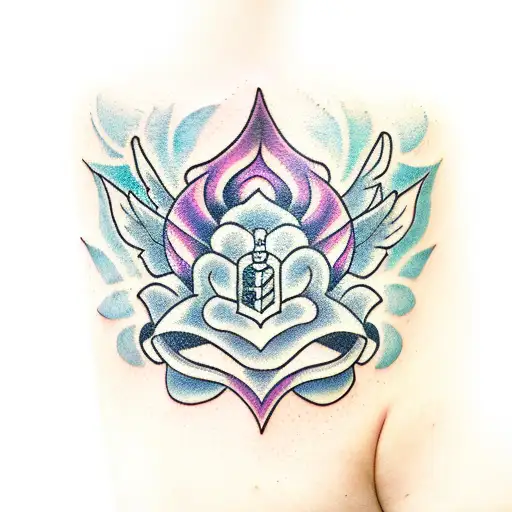 Lavender tattoo design idea