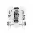 delorean tattoo design idea