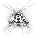 Evil Eye tattoo design idea