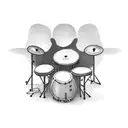 drums beer tattoo design idea