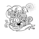 dolce far niente tattoo design idea