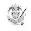 dolce far niente tattoo design idea