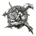 A woman warrior that has been through hell and back. She didn’t ask for any of it and she still survives. She doesn’t tr tattoo design idea