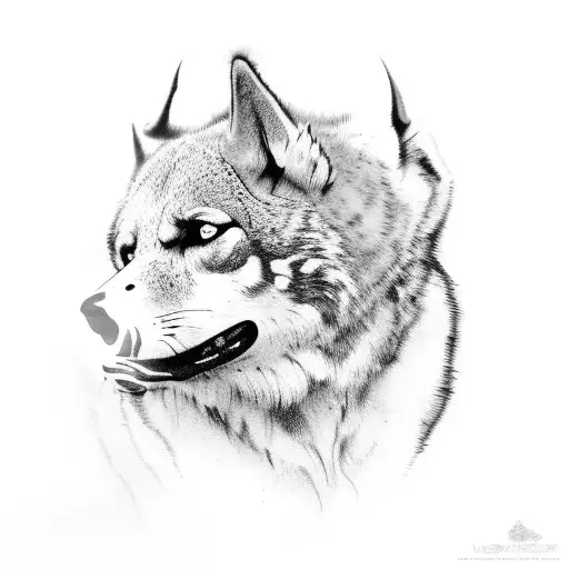 lobos tattoo design idea