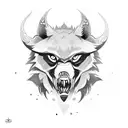 lobos tattoo design idea