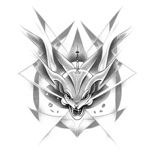mewtwo  tattoo design idea