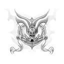 mewtwo  tattoo design idea