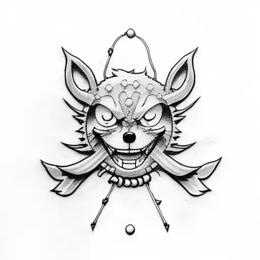 luffy  tattoo design idea