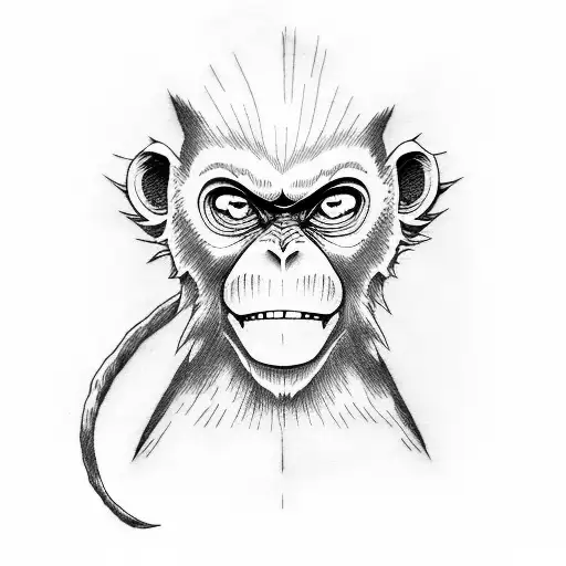 monkey d luffy  tattoo design idea