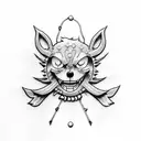 luffy  tattoo design idea