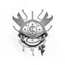 luffy  tattoo design idea