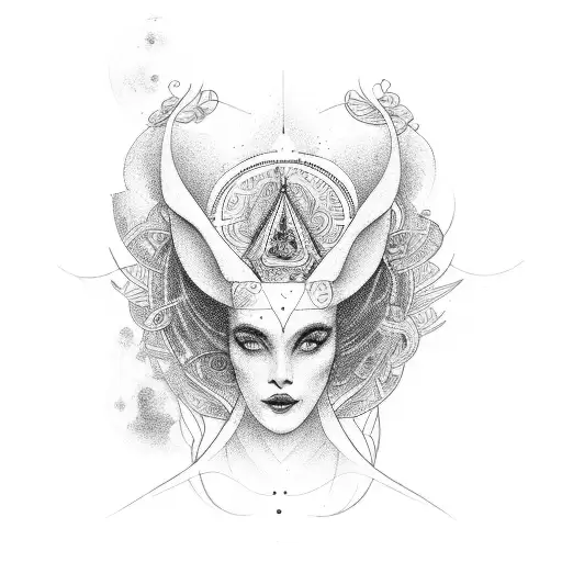  ” I am divine feminine I am successful" tattoo design idea