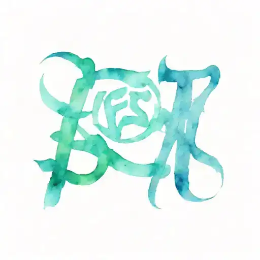 the Hebrew letters for Jonah, Selah and Ezra   tattoo design idea
