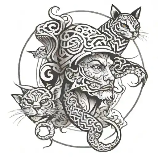 Jonah, Selah, Ezra tattoo design idea
