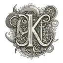 the Hebrew letters for Jonah, Selah and Ezra   tattoo design idea