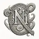 the Hebrew letters for Jonah, Selah and Ezra   tattoo design idea