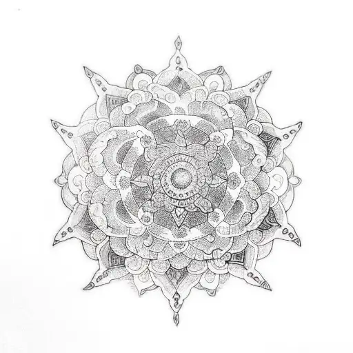 Mandala tattoo design idea