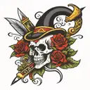 Revenge is a Fool Game tattoo design idea