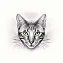 Anne Hathaway as Cat woman from Batman  tattoo design idea