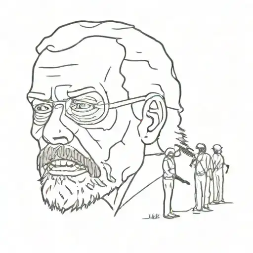 the walking dead tattoo design idea