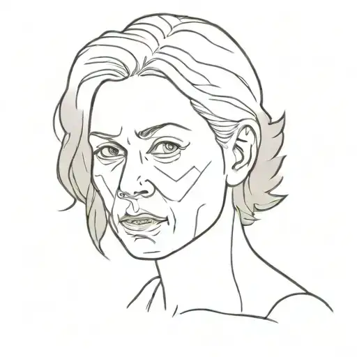 maggie the walking dead tattoo design idea