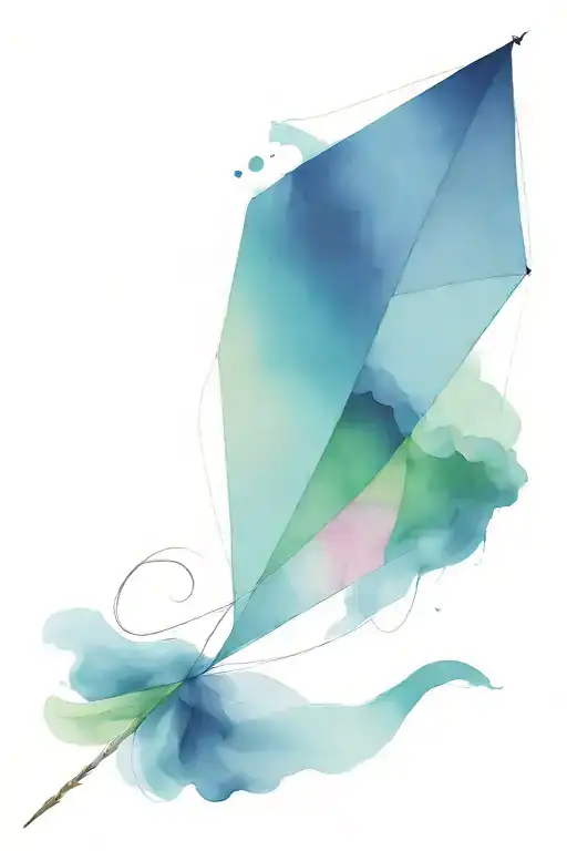 kite tattoo design idea