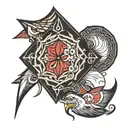 kite tattoo design idea