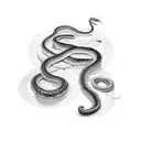 snakes with dagger tattoo design idea