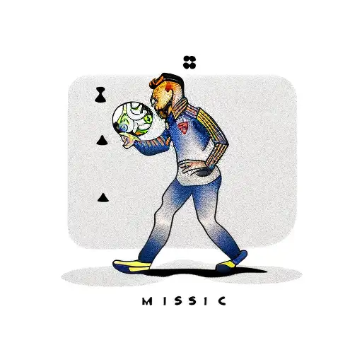 Dj, Messi kissing the worldcup and binary numbers tattoo design idea