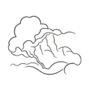 thunder storm tattoo design idea