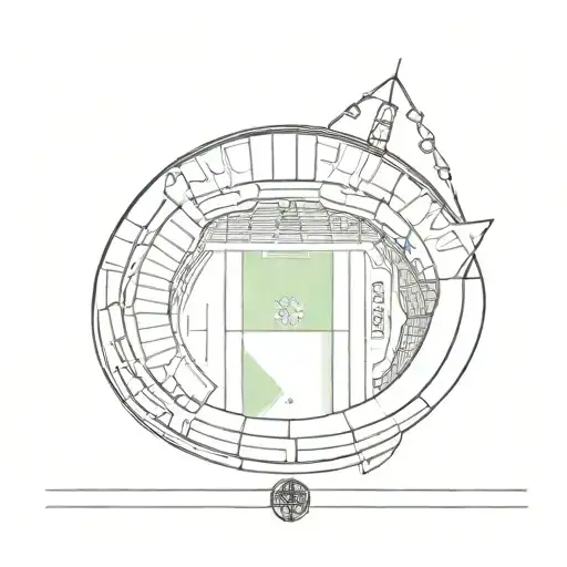 stadium feyenoord de kuip rotterdam, lights tattoo tattoo design idea
