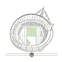 stadium feyenoord de kuip rotterdam, lights tattoo tattoo design idea