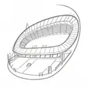 stadium feyenoord de kuip rotterdam, lights tattoo tattoo design idea