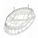 stadium feyenoord de kuip rotterdam, lights tattoo tattoo design idea