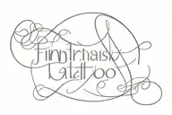 text written tattoo design idea