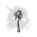 Palm Tree tattoo design idea