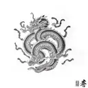 shenlong tattoo design idea