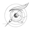 studen, never ending learning, play on pupil(eye) tattoo design idea