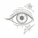 studen, never ending learning, play on pupil(eye) tattoo design idea
