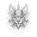 4444 tattoo design idea