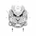 4444 tattoo design idea