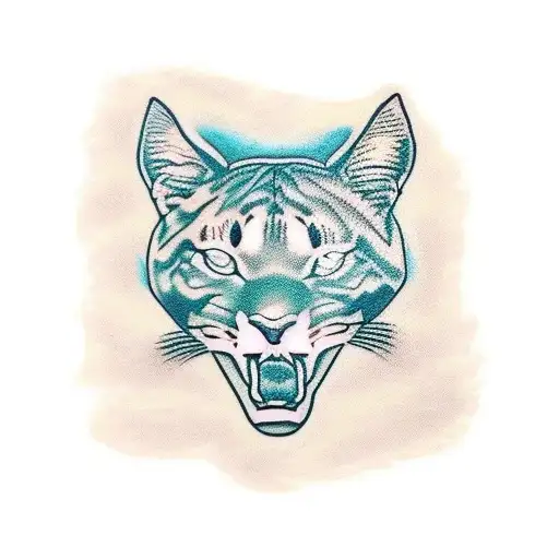 puma tattoo design idea