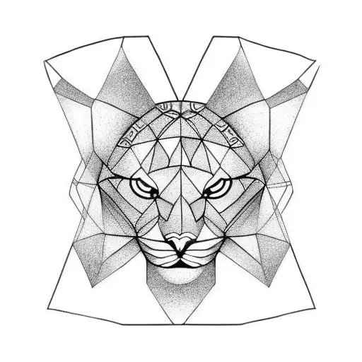 puma tattoo design idea