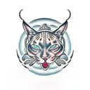 puma tattoo design idea