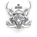 puma tattoo design idea