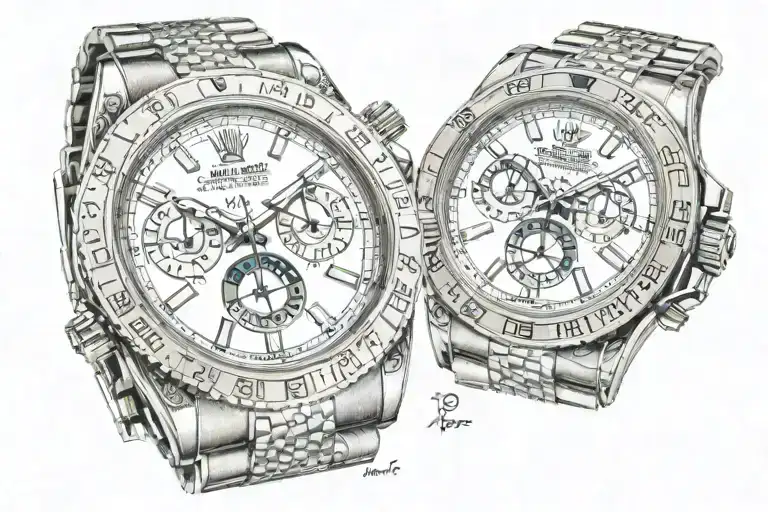 Rolex tome tattoos  tattoo design idea